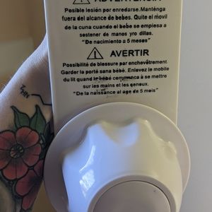 Zebra Music Crib Mobile